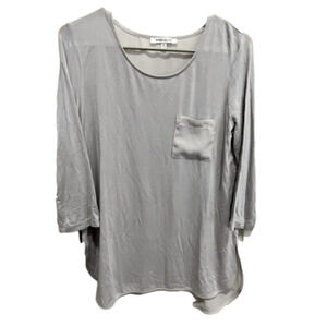 Rose&Olive 3/4 sleeve shirt with sheer back